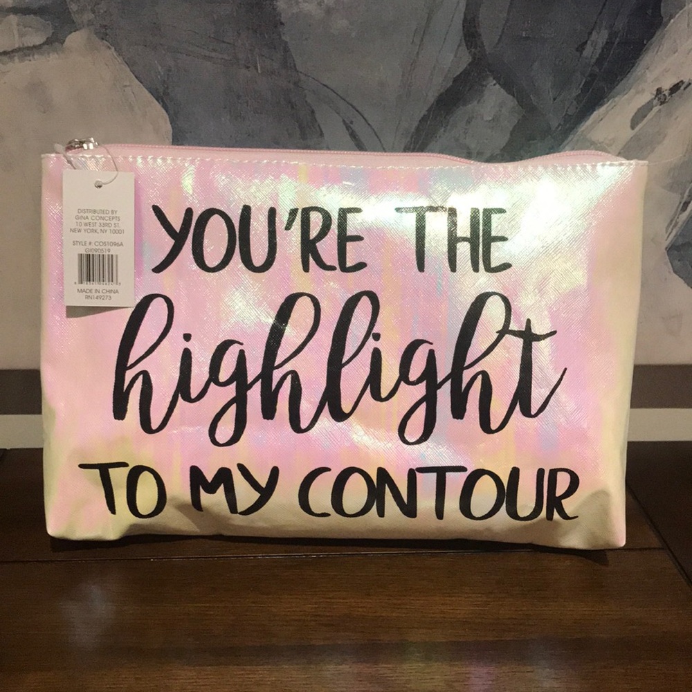 New! Oversized Cosmetic Bag
